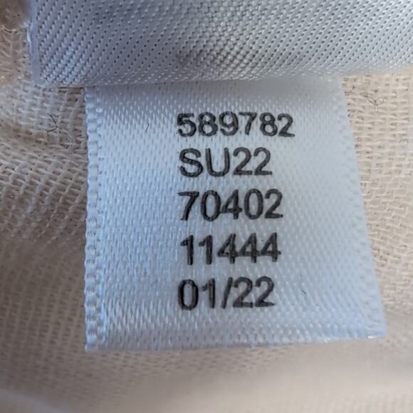 LOFT Pull On Pants Women’s Large Beige Paperbag Waist Casual Lightweight Cotton - Picture 16 of 16